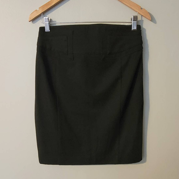 Express Back Buckle Black Mini Skirt - Picture 1 of 7
